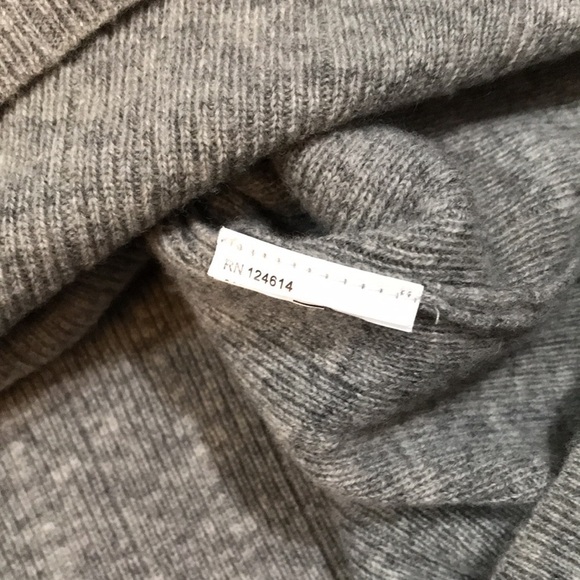 Paul & Joe Sister Gray Short Sleeve Square Neck Bow Bodice Sweater - Picture 6 of 9